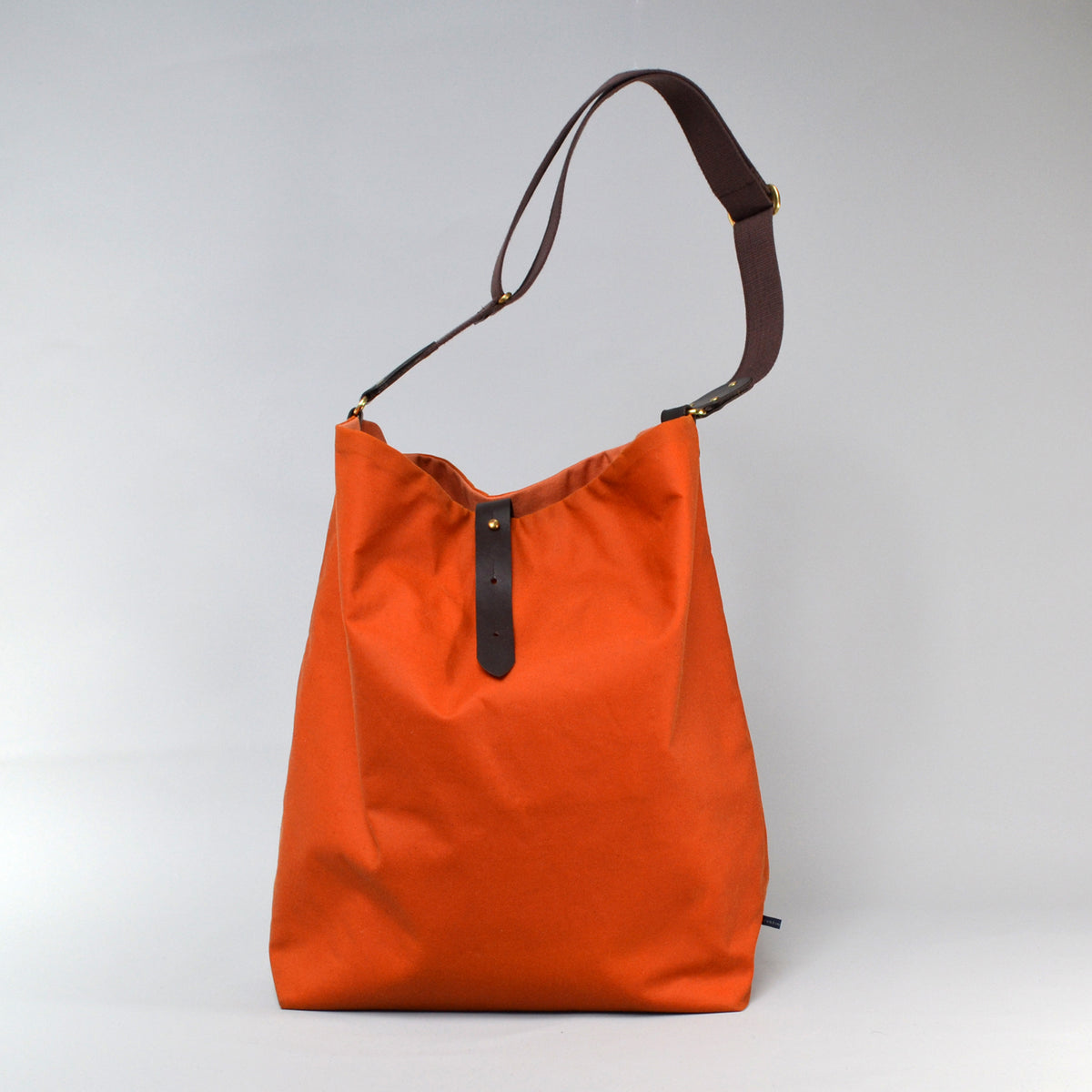 Orange canvas bag online